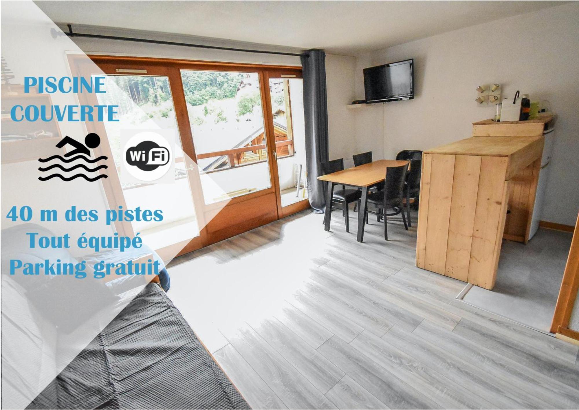 L'Enchalpe, Grand Et Lumineux Studio Avec Coin Montagne 5 Personnes, 60M Des Pistes, Piscine Couverte, Wifi, Grand Balcon Expo Est, Draps Non Compris Сен-Жан-д'Ольп Экстерьер фото